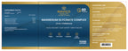 Navage Health Magnesium Glycinate Complex supplement label on a blue and gold background